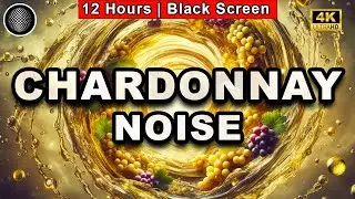Chardonnay Noise | Color Noise For Sleep | Uninterrupted Sleep | Tinnitus Sound Therapy Dark Screen