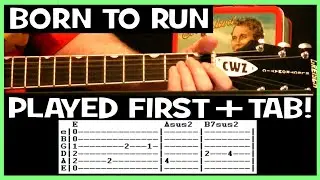Bruce Springsteen Born To Run Guitar Chords Lesson & Tab Tutorial