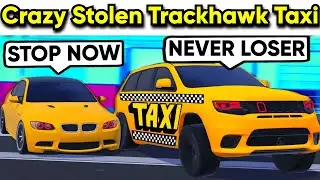 Roblox Roleplay - MY CRAZY 10000HP TRACKHAWK TAXI GOT STOLEN