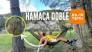 Hamaca m&aacute;s barata 🤑​ de Temu  &iquest;SE ROMPE? 🔨​