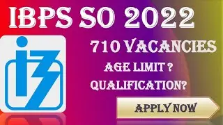 IBPS SO Recruitment 2022 | How to apply | Graduates can apply