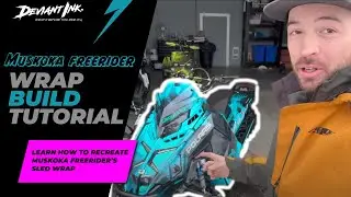 MUSKOKA FREERIDER Sled Wrap Build Walkthrough Tutorial