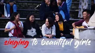 Singing to girls(prank)-Darjeeling prankster