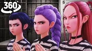 Huntrix Arrested?! 🚔 Shocking Truth | K-Pop Demon Hunters 360&deg; VR