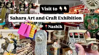 Exhibition Visit | Sahara Art and Craft | Shopping 🛍️and Testing 😋 | HrujasWorld 