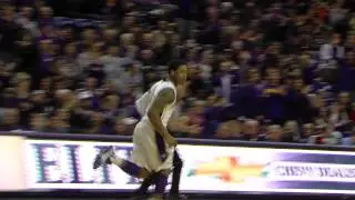 UNI men's basketball: Creighton at UNI Feb. 13, 2013 - Deon Mitchell score