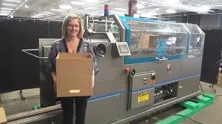 ABC Automatic Case Erector And Bottom Tape Sealer Demonstration