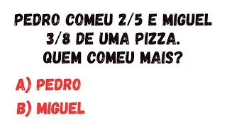 🔥99% cometem esses dois erros, por isso erram essa questão de matemática com frações 