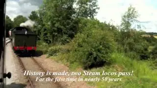 History is made on the Wensleydale Railway (Filmed from the Footplate)