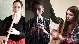 The Dawning Of The Day (irish slow air) | celtic harp, tin whistle, low whistle, glockenspiel