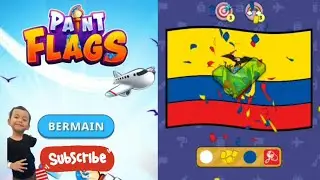 Paint Flags Negara & Dunia - Dominika Guyana Ekuador Republik Dominika #games #study #play