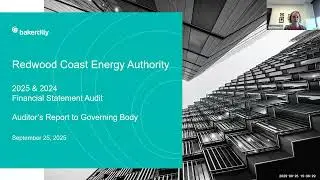 2025-09-25 Redwood Coast Energy Authority Board of Directors Meeting