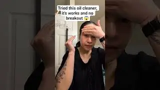 Ekkk No Breakouts or Skin Reaction 🥰 #cleansing #facialroutine #skincare #1ststep #shorts #1stvlog
