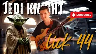 Jedi Knight Legato Lick 44 - Fusion Shred Guitar | Derryl Gabel