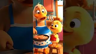 Mama Duck & Baby Duck Cook Sausages 🌭🦆 | Cute Cooking Short