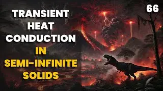 66. Transient Heat Conduction in Semi Infinite Solids | Chemical Engineering, The Engineer Owl #heat