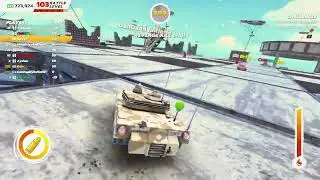 [GAMEPLAY] A very crazy tank battle with Erin, DanDaddyInfinite, UncultivatedSilk9.. (CRASH DRIVE 3)
