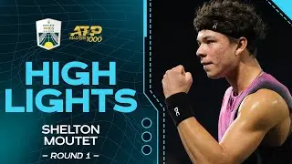 Shelton v. Moutet Round 1 Highlights | Rolex Paris Masters 2024