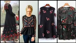 Fantastic and Super Cool Embroidered Formal Tunic Tops and Blouse To Make Cool your look