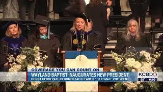 Dr. Donna Hedgepath inaugurated as 14th President of Wayland Baptist University