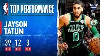 Jayson Tatum Puts Up CAREER-HIGH 39 PTS!