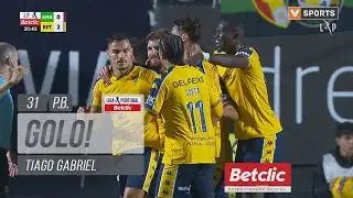 Golo Tiago Gabriel (p.b.): Estrela Amadora 0-(3) Estoril (Liga 24/25 #17)