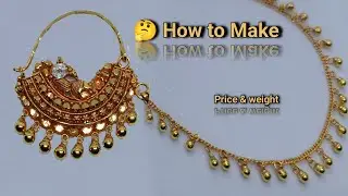 Making of Latest Gold Nathiya Design | Gold Jewellery Making |  Bridal Nose Pin Nathiya Design
