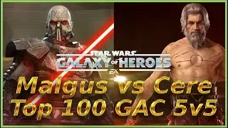 Malgus vs oCere cleanup - Top 100 GAC46 5v5 (37 banners)