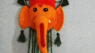 😲 wow 😳 Amazing  Woolen se mene bnaye bde ganpati bappa 🧶🤩