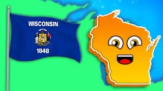 Learn About The Geography Of Wisconsin! | 50 States Songs For Kids | KLT