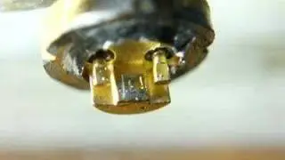Violet 405nm (blu-ray) laser diode closeup #3