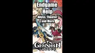 (Vertical) Endgame help! Building characters, exploring, and more!  Genshin Impact Luna 4