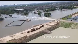 Houston Dams Overflowing From Massive Hurricane Rainfall