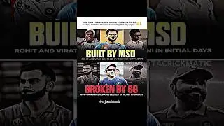 Built by MSD,🐐 Broken by GG 🤯😱 | #msdhoni #gambhir #bcci #cricket #rohitsharma #viratkohli #msd