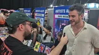 Charlamos con Gerardo Zaffino durante la Comic Con Argentina 2025