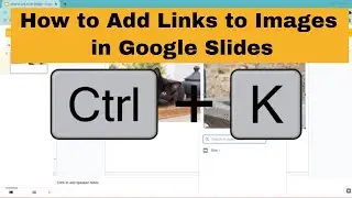 How to add links to images in Google Slides