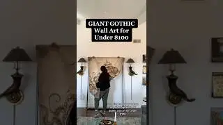 Giant Gothic Wall Art Under $100 #wallart #walldecor #homedecor