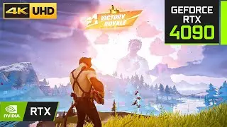 Fortnite MEOWSCLES SKIN Gameplay : RTX 4090 24GB ( 4K Maximum Settings )