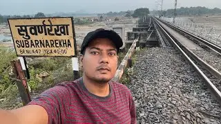 Railway Bridge View - Tata to Muri Route | Subarnarekha River, Muri Silli