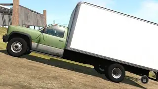 BeamNG Drive Update - D45 Box Truck on the Industrial Site Map Part 1