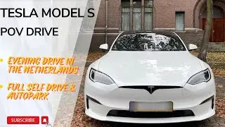 Pov Drive: Tesla Model S Palladium - Nighttime Luxury Driving Experience