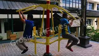 Pemasangan Alat Fitnes Outdoor UNPAD Jatinangor GAF Bandung - Alat Olahraga Taman
