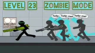 Anger of stick 5: zombie / level 23 zombie mode / save a hostage / छड़ी का क्रोध