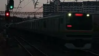E231系東海道線　普通宇都宮行きが戸塚駅に入線