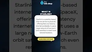 What Is Starlink? #Starlink #theinfodrop