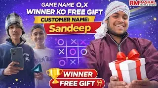 OX GAME CHALLENGE 🎮 | WINNER &ndash; SANDEEP 🥇 | FREE GIFT 🎁 | RASHAL MOBILE BHIND