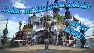 Final Fantasy XIV: Joining a Company, & Acquiring My First Mount...The Chocobo! (Commentary)