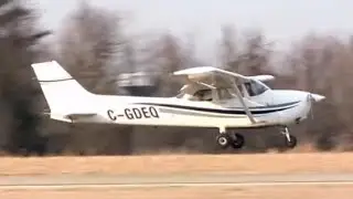 10 Cessna 172 landing at the Bramton-Caldedon Airport #airplanespotting #cessna #airplane #aviation