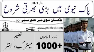 Pak navy jobs 2021 matric base as sailor - join pak navy 2021