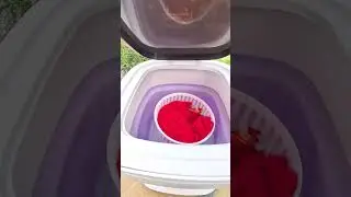 ALLTOU เครื่องซักผ้า 13L MINI Wash Tub/MINI WASHER,จับเวลา 3 ระดับ,พับใน 3